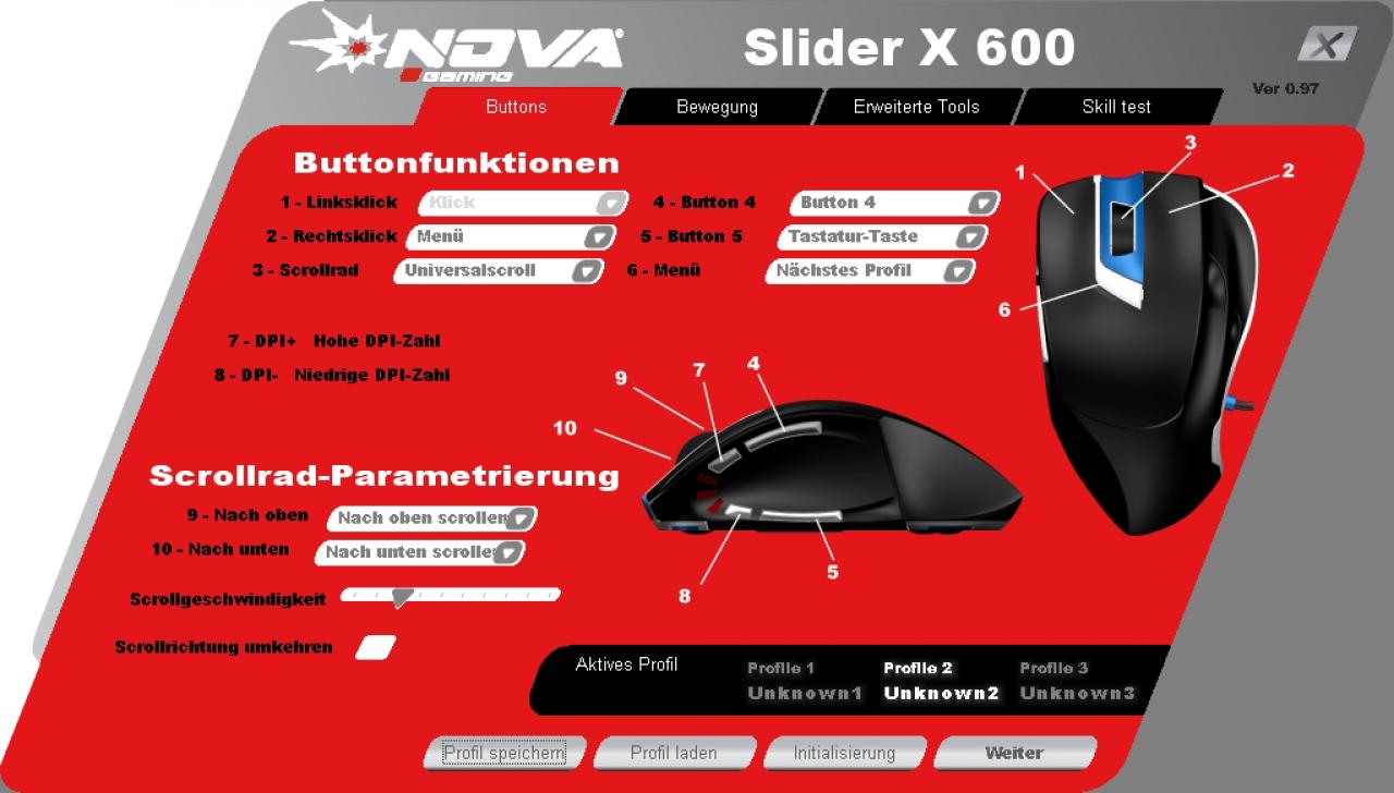 [25/11/2008] Die Software der Nova Slider X 600 (18)