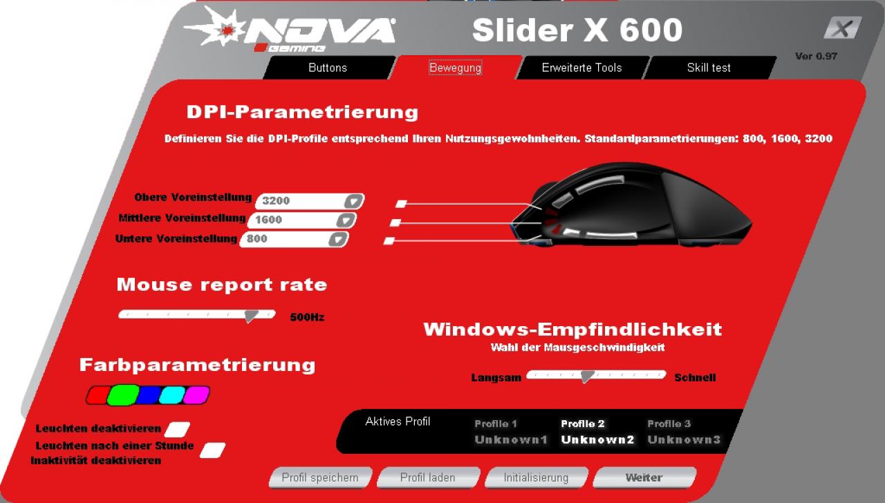 [25/11/2008] Die Software der Nova Slider X 600 (19)