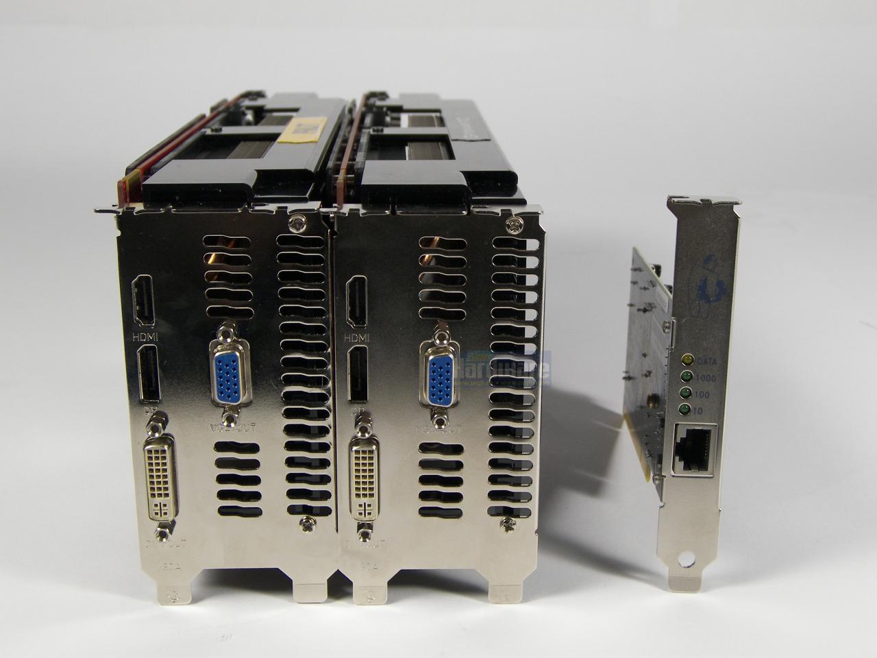 [14/11/2008] Größenvergleich: Palit HD 4870 X2 Revolution 700 und Gainward Rampage 700 