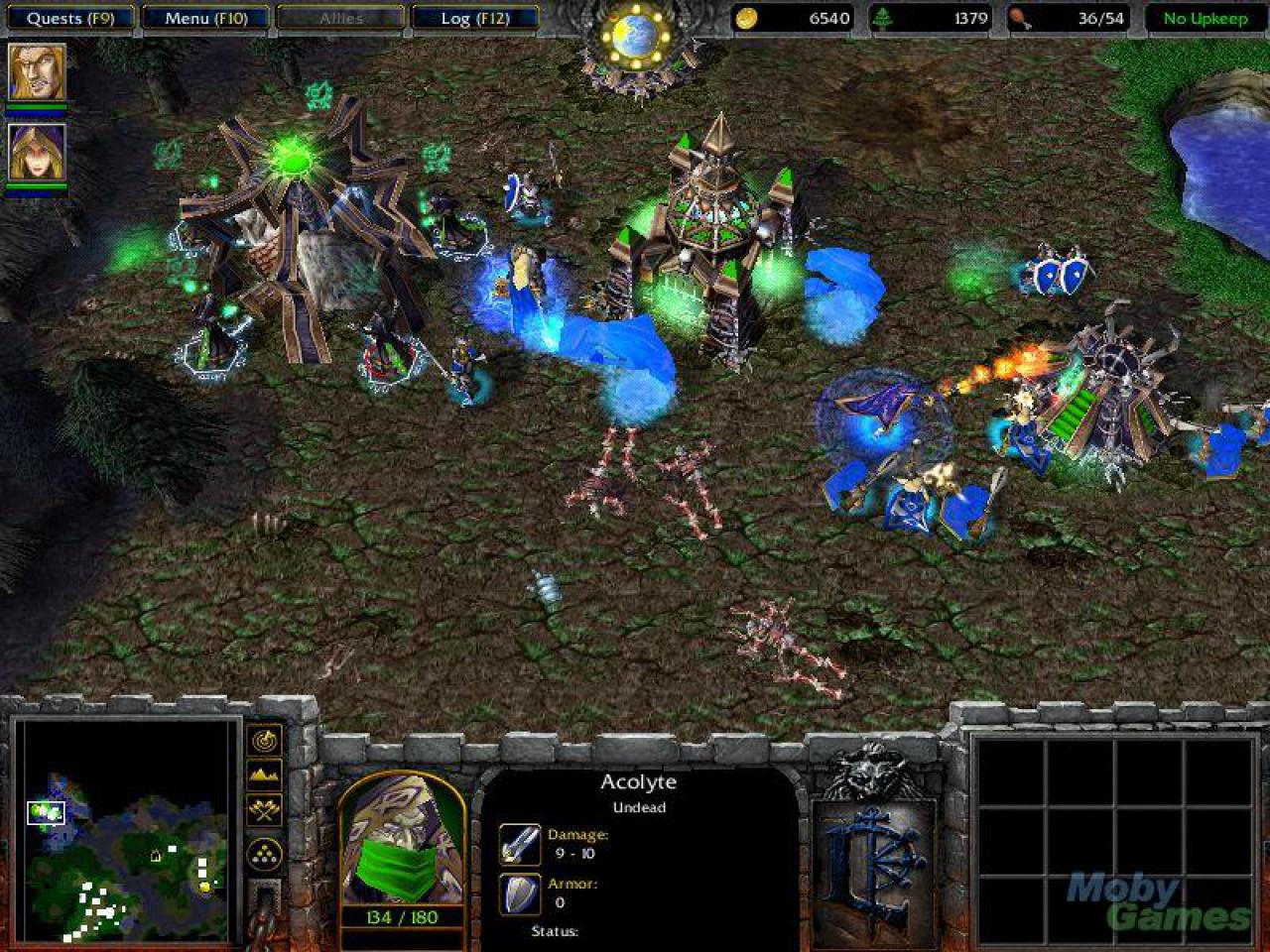 [20/11/2008] Die wohl besten Fantasy-Spiele für den PC aus drei Jahrzenten (Teil 3: 2000 bis heute): Warcraft 3 - Reign of Chaos, 2002 (Bild: Mobygames.com) (6)