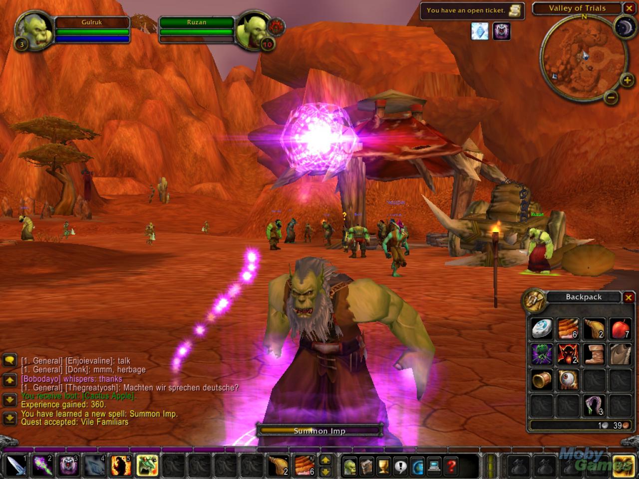 [20/11/2008] Die wohl besten Fantasy-Spiele für den PC aus drei Jahrzenten (Teil 3: 2000 bis heute): World of Warcraft, 2004 (Bild: Mobygames.com) (9)