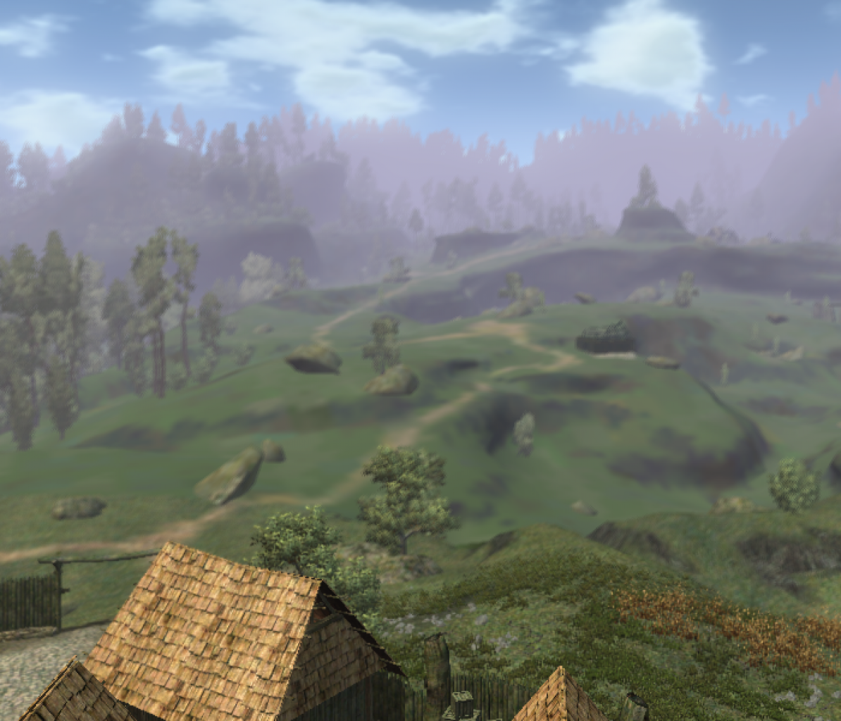 [24/11/2008] Gothic 3: Vorher (maximale Ingame-Details, kein AA; Ausschnitt)