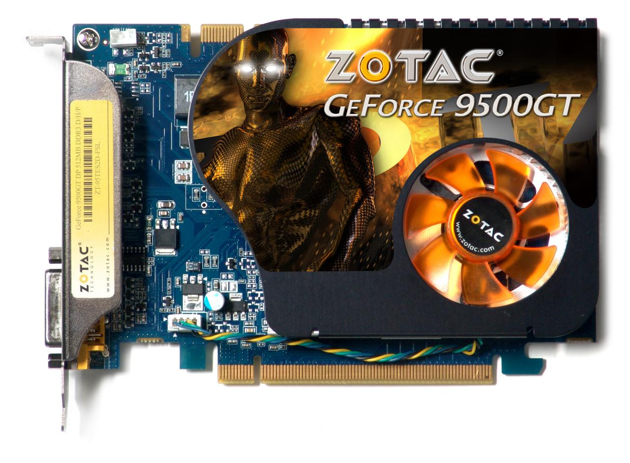 [12/11/2008] Zotac Geforce 9500 GT DP: neue Grafikkarte mit Displayport (Bild: Zotac)