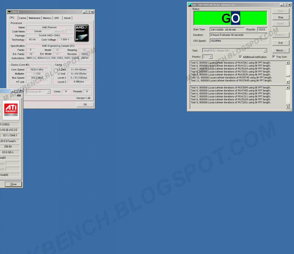 [25/11/2008] Angeblicher Beweis für stabile 5,9 GHz Kerntakt beim AMD Phenom II.