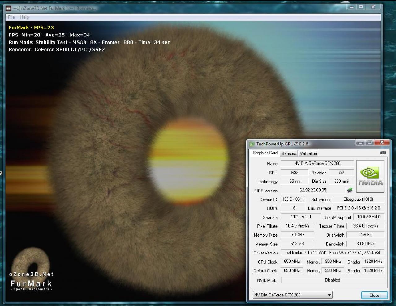 [14/11/2008] So sollte der Beweis-Screenshot aussehen.