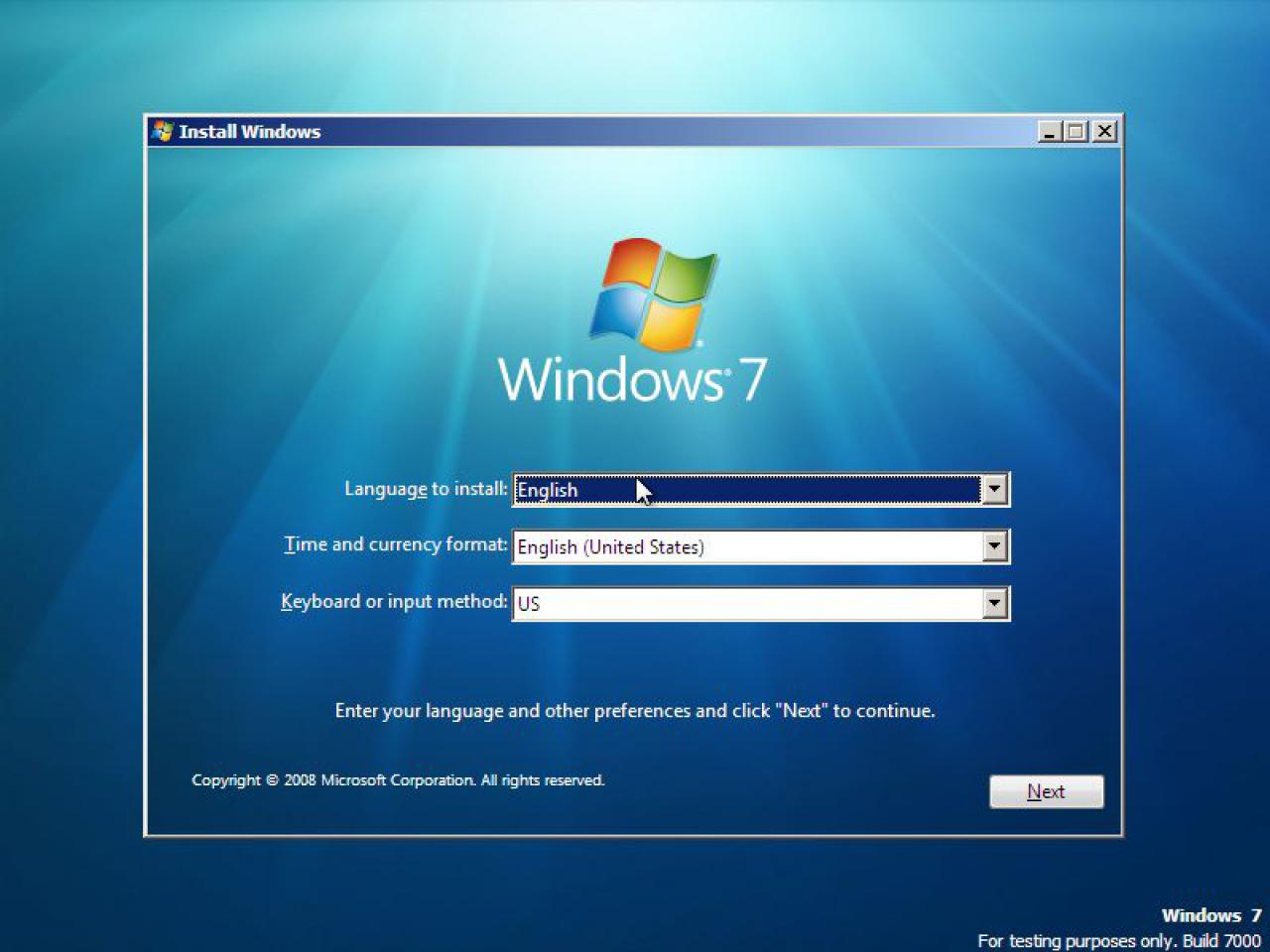 [29/12/2008] Windows 7 Beta (5)