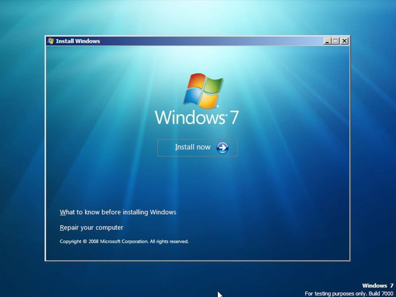 [29/12/2008] Windows 7: Microsoft plant sechs Varianten