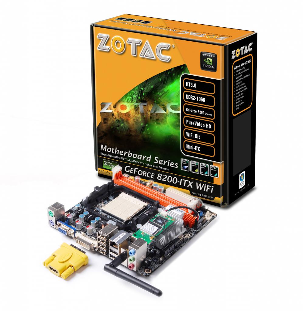 [08/12/2008] Zotac Geforce 8200-ITX Wifi (Bild: Zotac) (2)