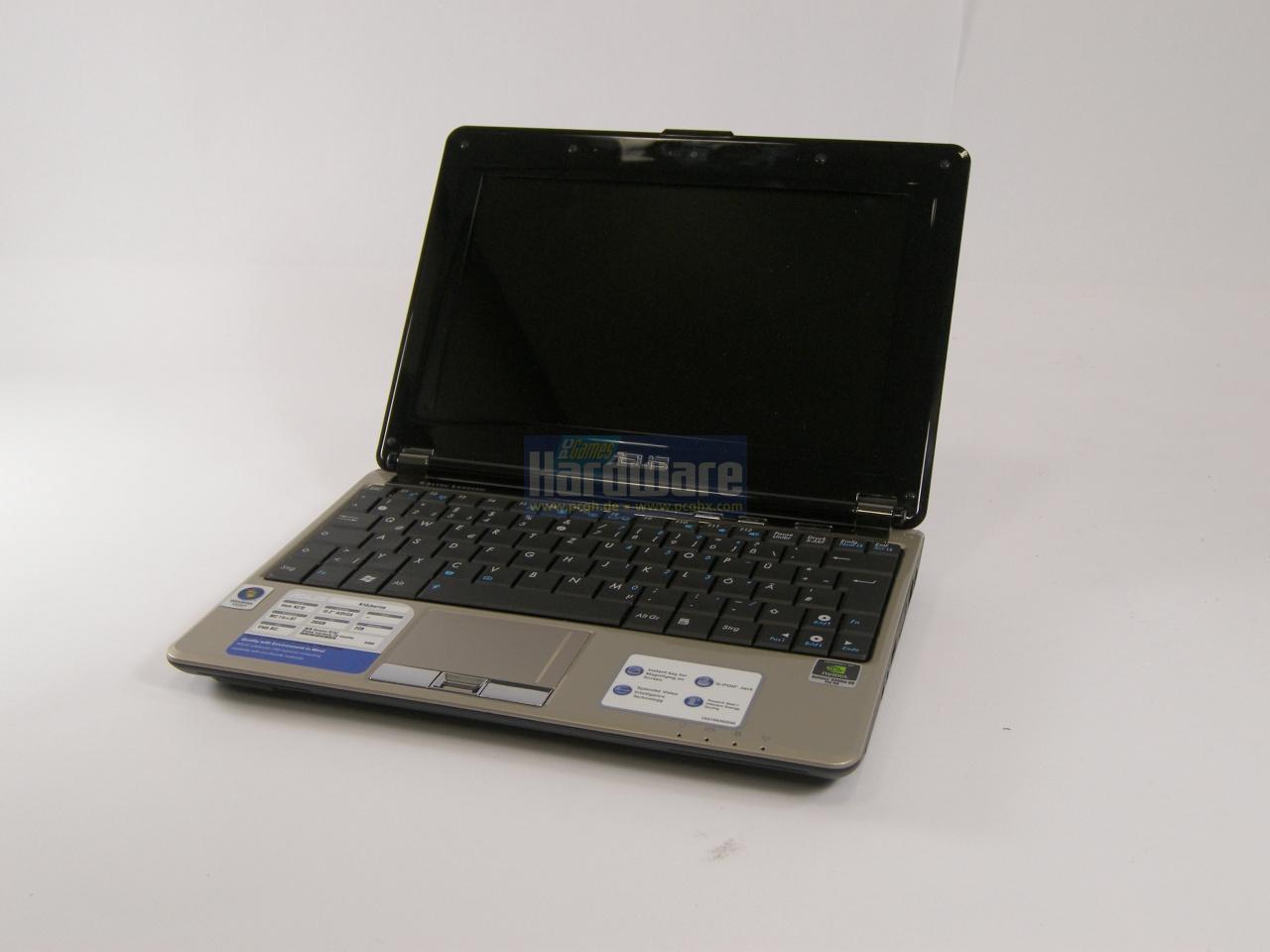 [01/12/2008] Asus N10J: Netbook mit Geforce-Grafik (Front)