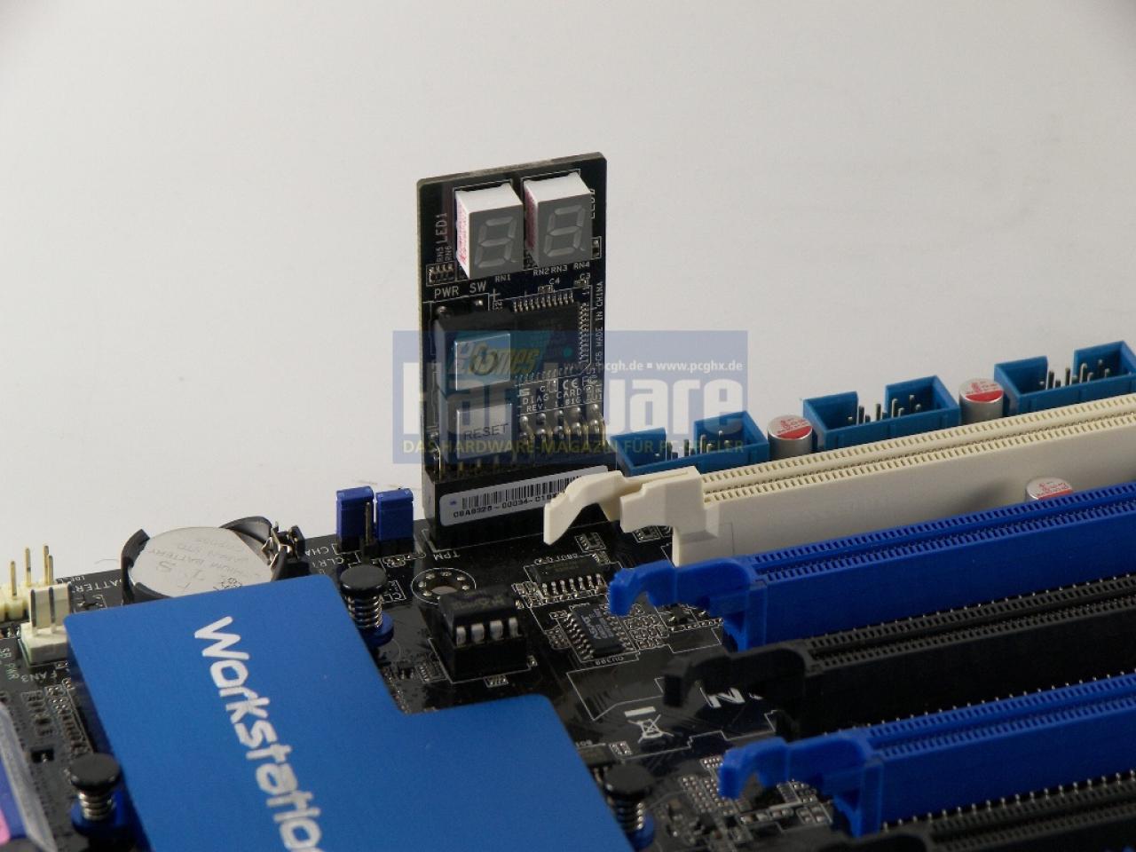 [17/12/2008] Asus P6T6 WS Revolution: X58-Mainboard mit Nvidia-Chip NF200 SLI (8)