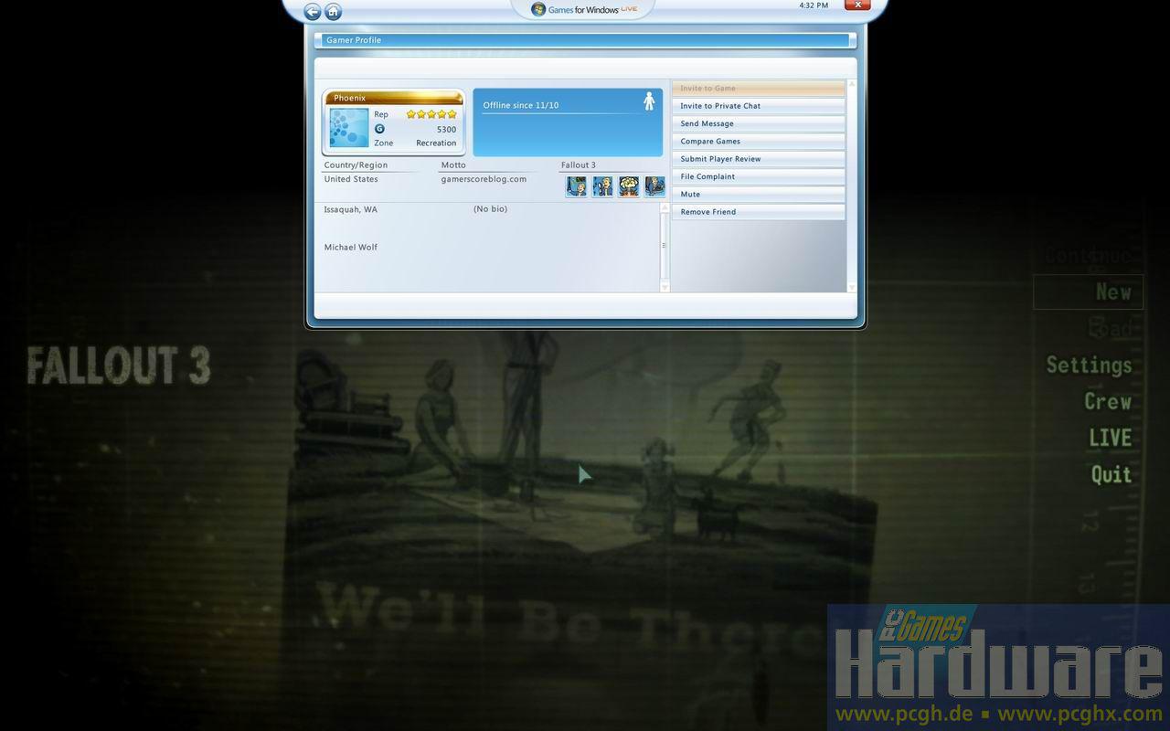 [04/12/2008] Games for Windows Live in Fallout 3 (3)