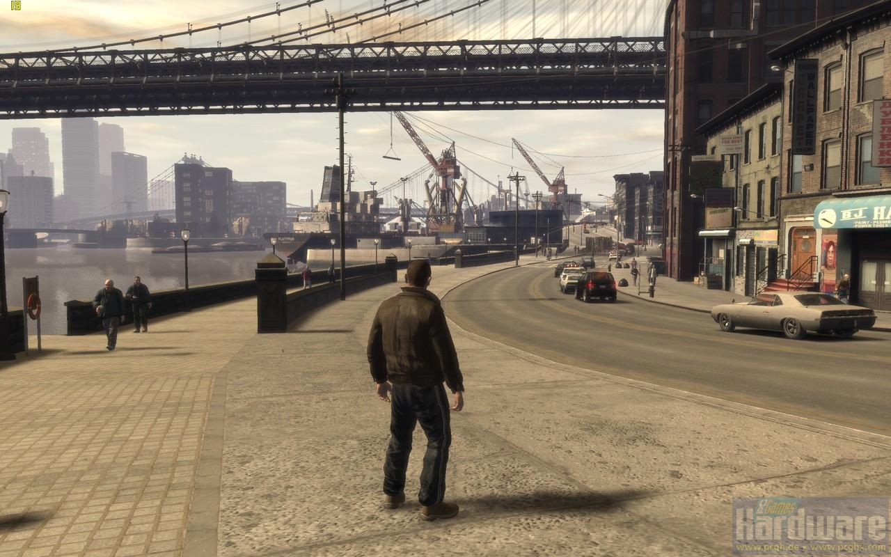 [03/12/2008] GTA 4 (PC): Unsere Benchmark-Szene