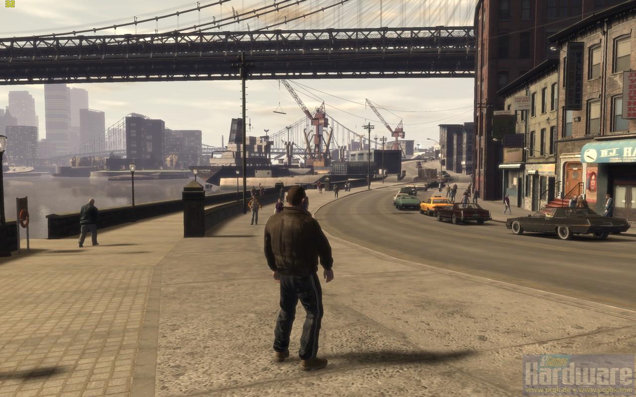 [03/12/2008] GTA 4: Minimale Details (Bild: PCGH)