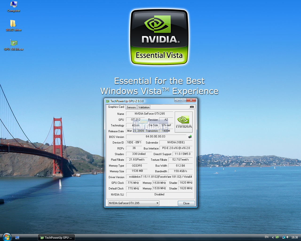 [09/12/2008] Angeblicher GPU-z-Shot aus einer Leser-Email.