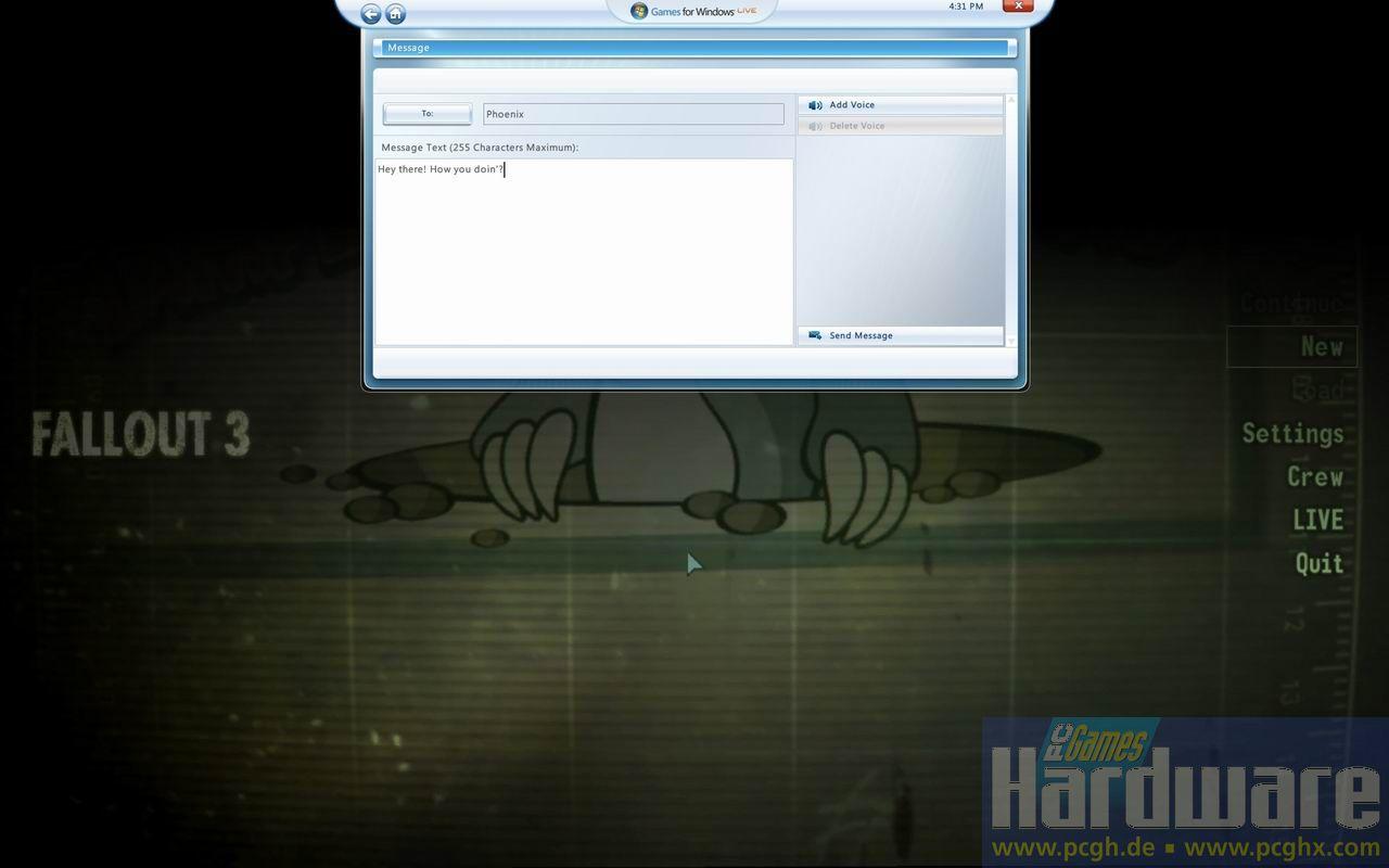 [04/12/2008] Games for Windows Live in Fallout 3 (7)