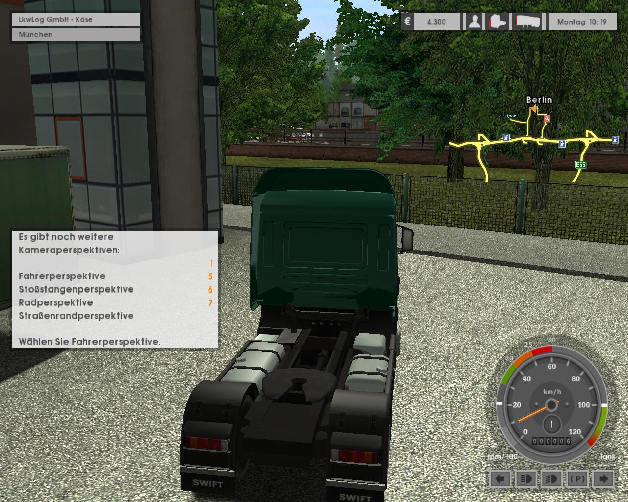 [02/12/2008] Euro Truck Simulator 1.0: Trucker-Feeling ohne Weste und Country-Musik.