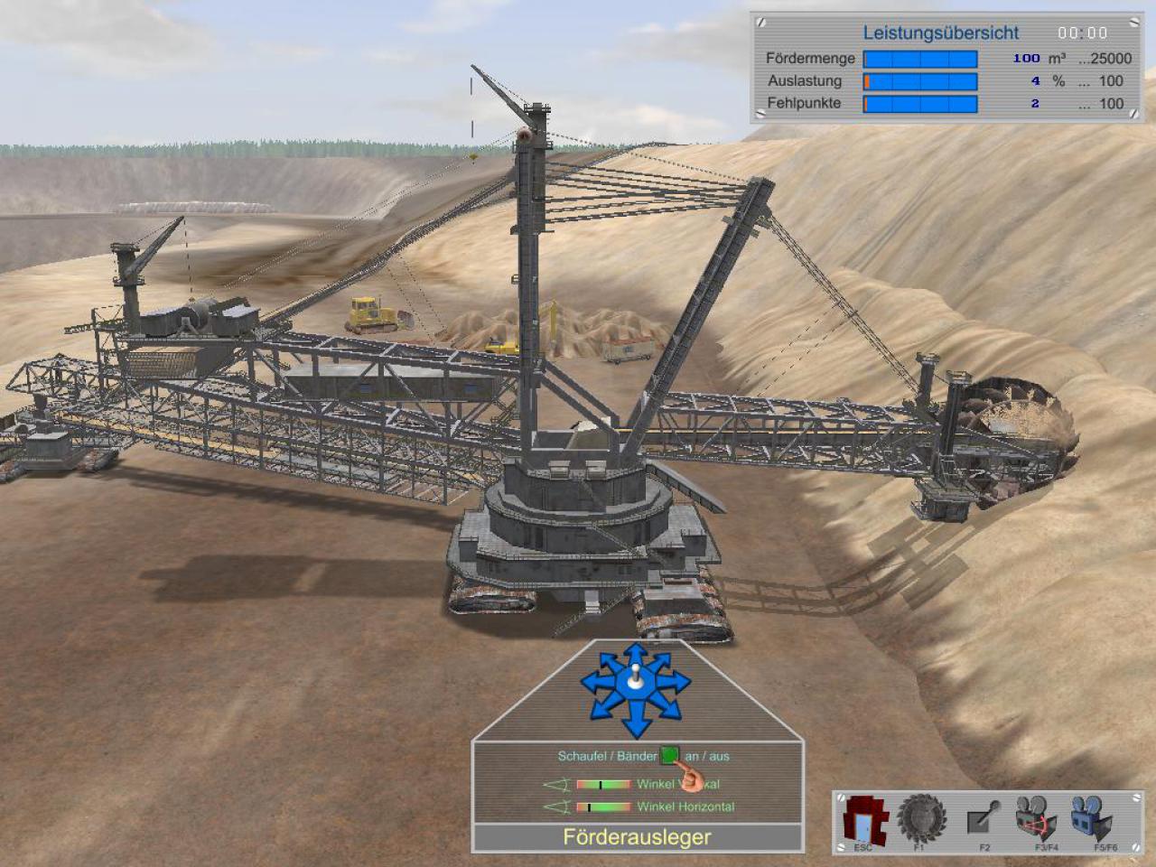 [02/12/2008] Die ungewöhnlichsten Simulatoren aus dem Alltag: Bagger-Simulator 2008 (Bild: PCGH.de). Anbaggern in XXL. Graben Sie doch mal richtig tief.