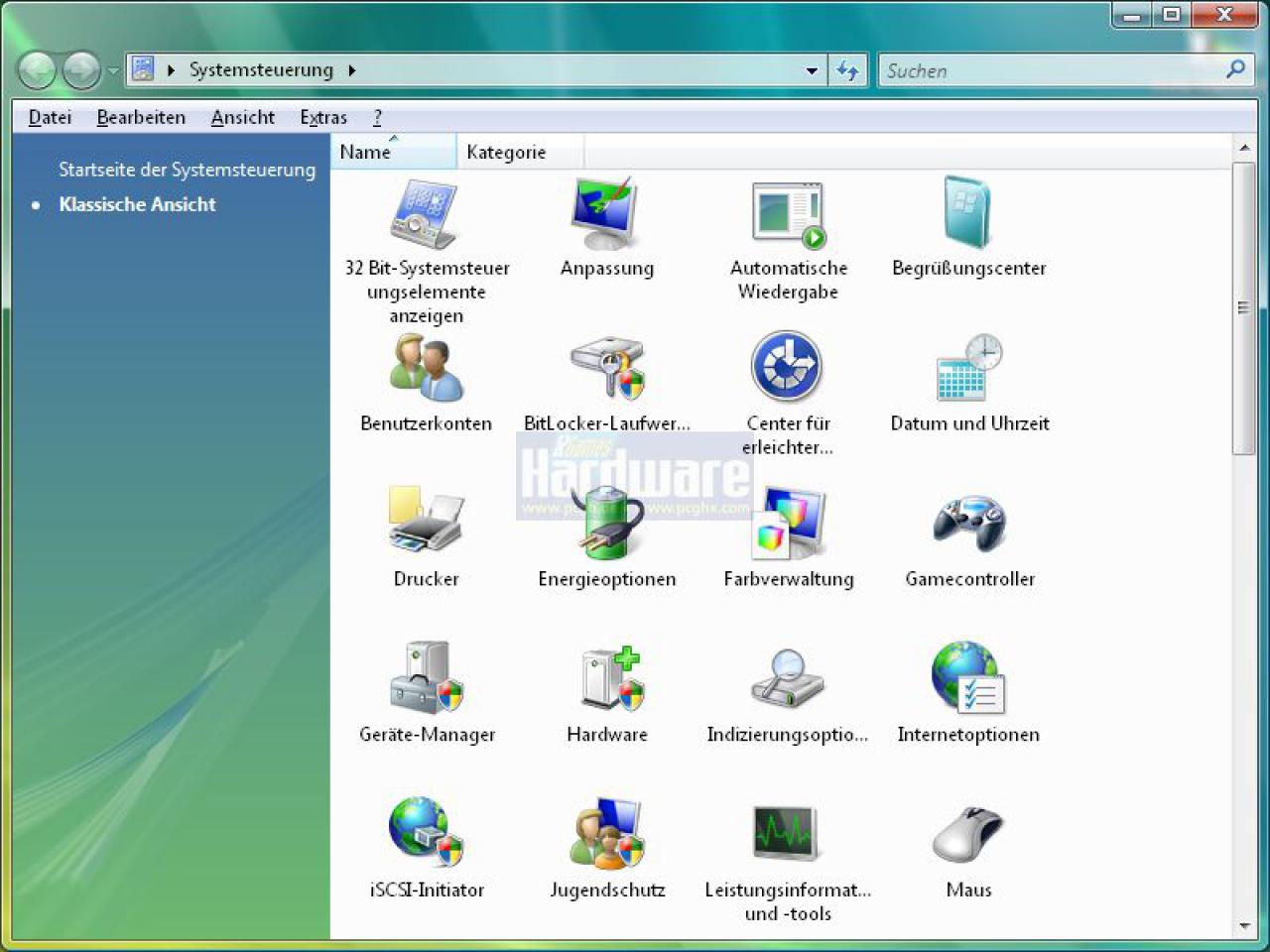 [19/12/2008] Systemsteuerung: Windows Vista