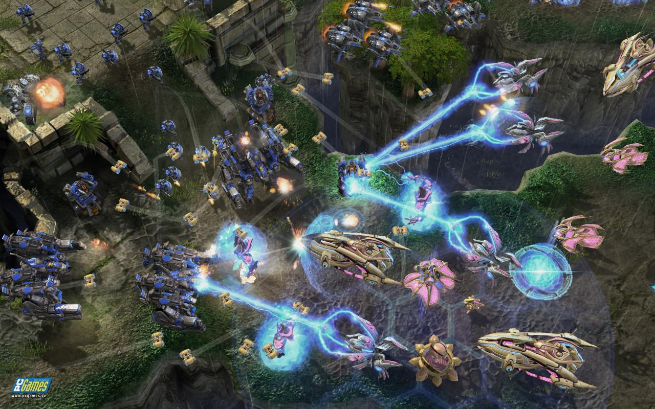 [21/12/2008] Starcraft 2: Wings of Liberty - die Gefechte mit vielen Einheiten und Effekten fordern die Hardware. Ab wann läuft das Spiel wirklich flüssig? (4)