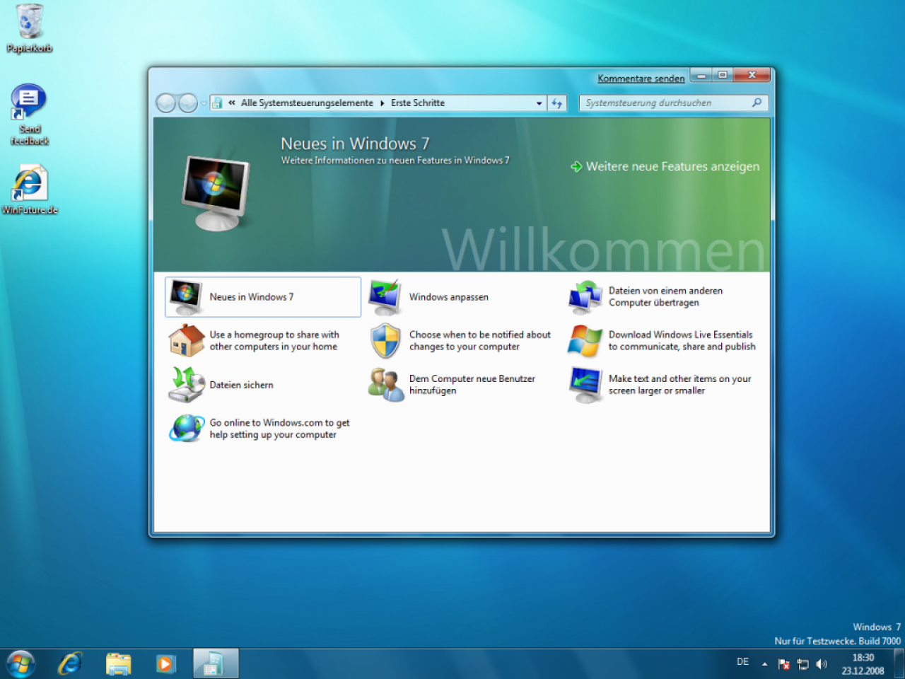[23/12/2008] Windows 7 Beta 1 (Build 6.1.7000) (5)