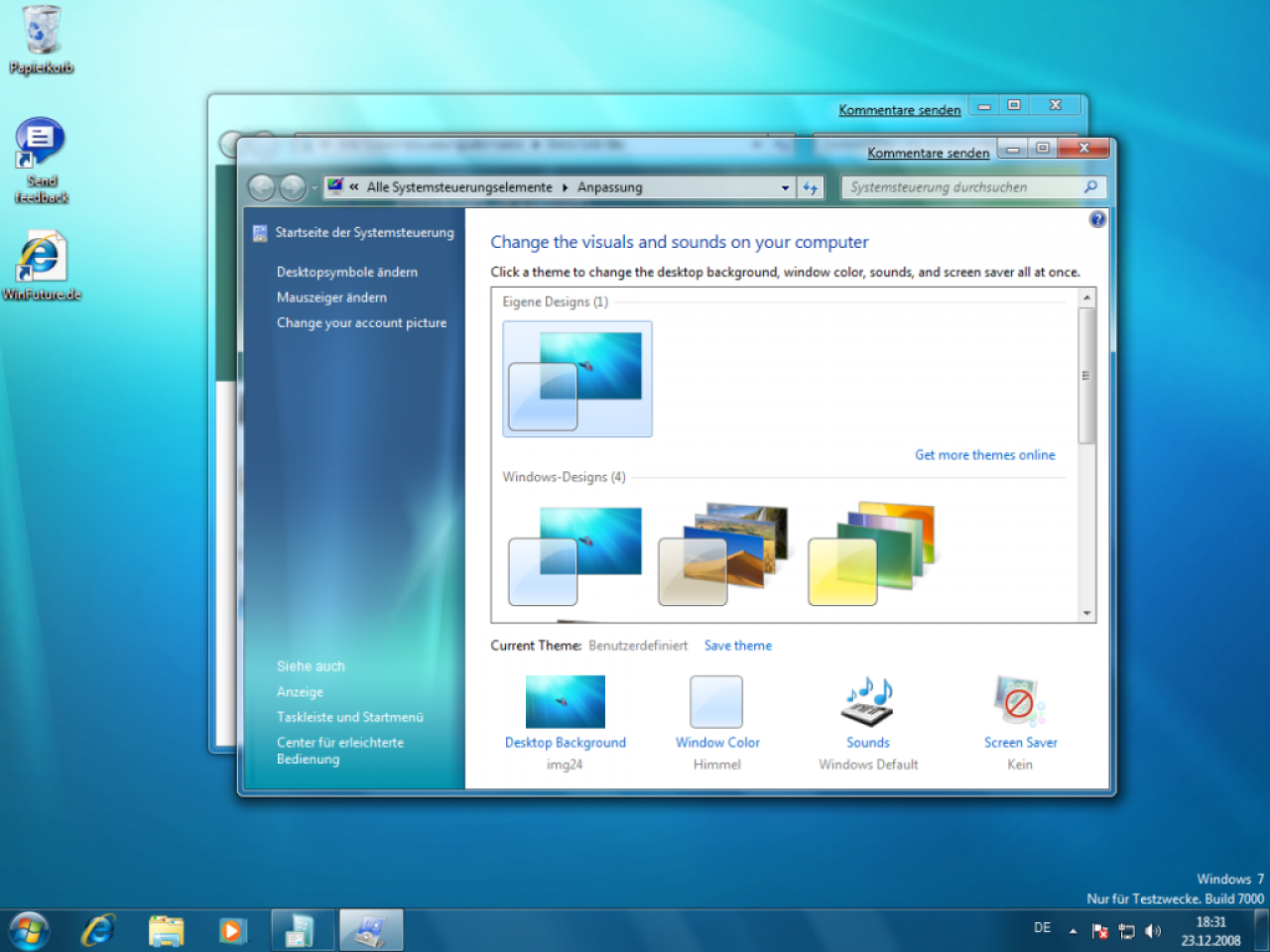 [23/12/2008] Windows 7 Beta 1 (Build 6.1.7000) (6)