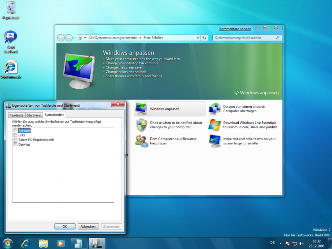 [23/12/2008] Windows 7 Beta 1 (Build 6.1.7000) (8)