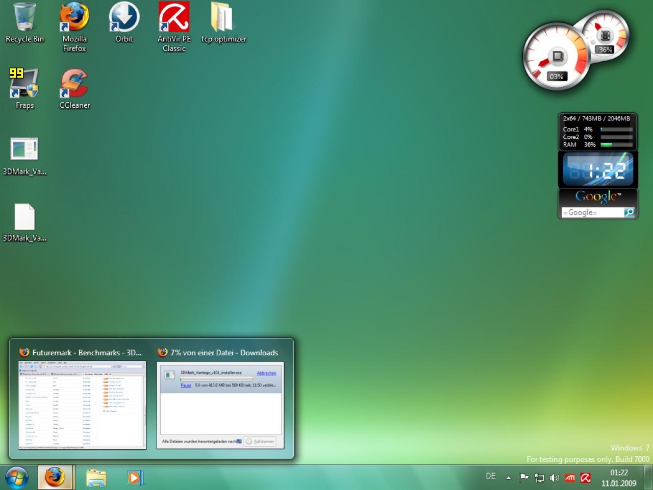 [11/01/2009] Windows 7 Beta 1: Erste Bilder (21)