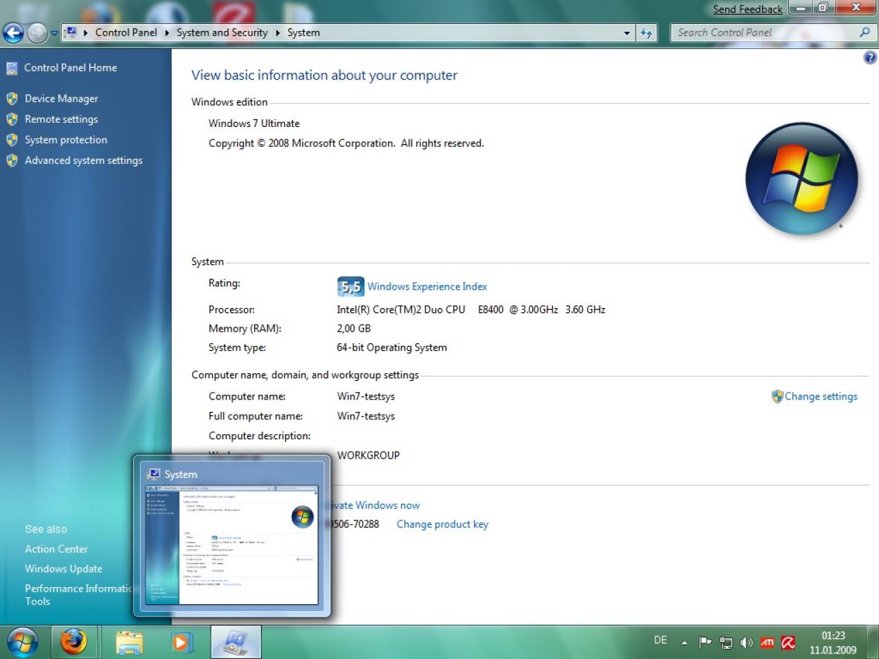 [11/01/2009] Windows 7 Beta 1: Erste Bilder (22)