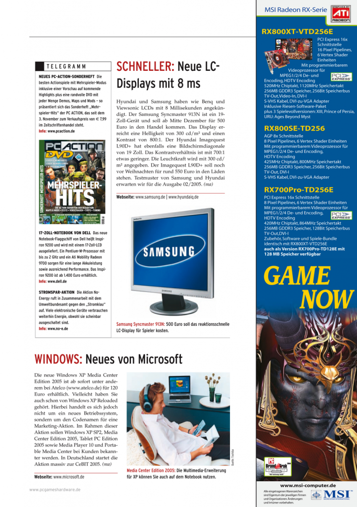 [15/01/2009] PCGH 1/2005 Seite (17)
