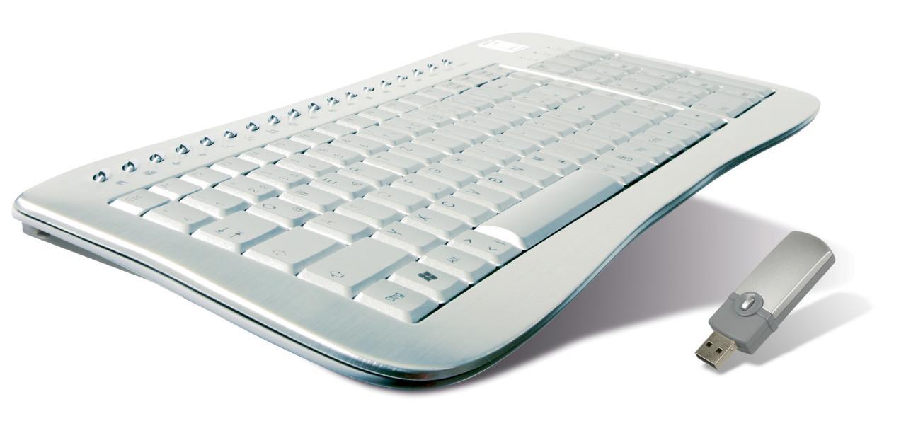 [23/01/2009] Wireless Flat Metal Keyboard