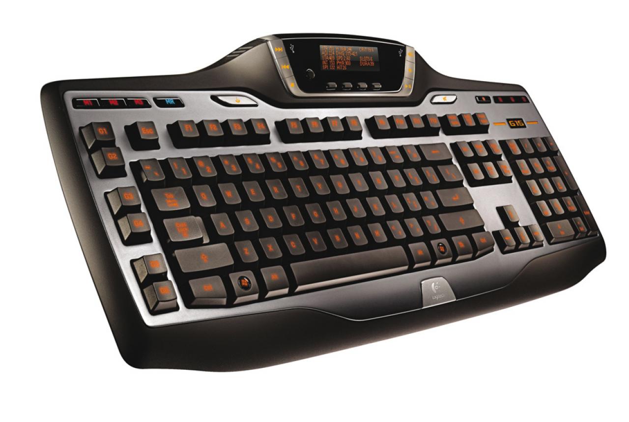 [23/01/2009] Logitech G15 Refresh (Seitenansicht)
