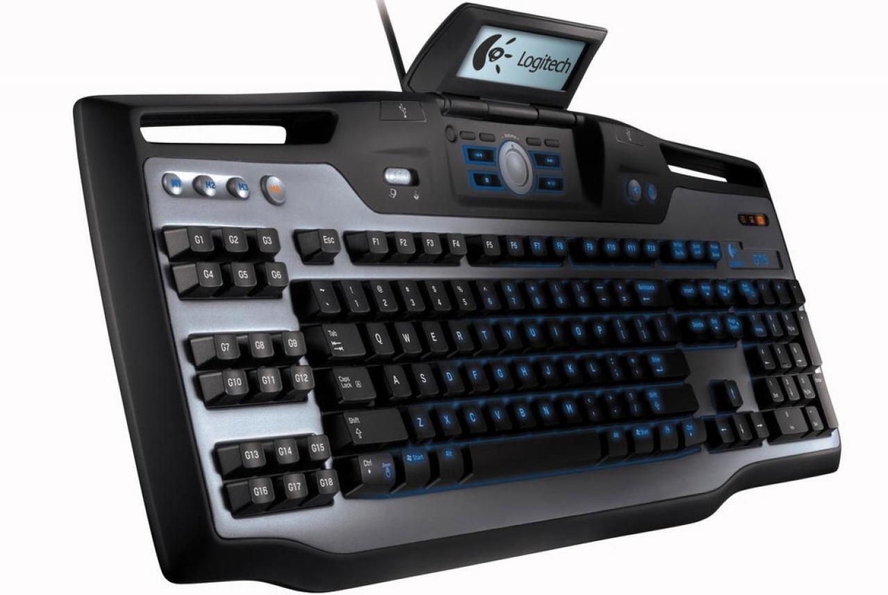 [23/01/2009] Logitech G15 (Seitenansicht)