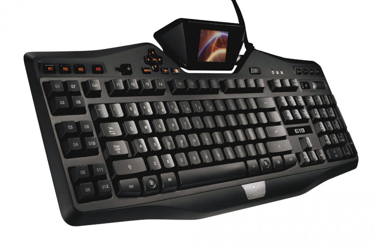 [23/01/2009] Logitech G19 (Seitenansicht)