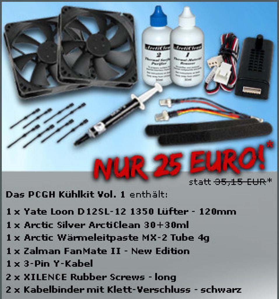[22/01/2009] PCGH-Kühlkit Vol. 1 (Caseking)