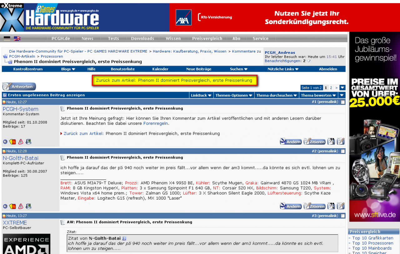 [13/01/2009] Im gelben, umrahmten Kasten finden Sie das neue Feature. Dieser Back-Button ist auch am unteren Ende zu finden.
