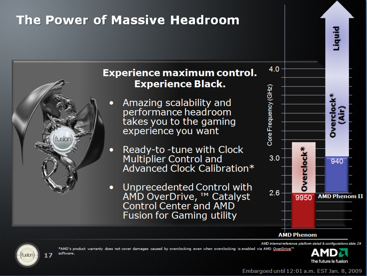 [07/01/2009] AMD Phenom II: Overclocking-Spielraum