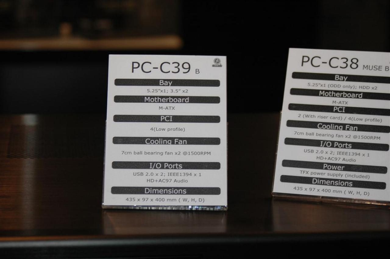 [20/01/2009] Lian Li PC-C39 & PC-C38