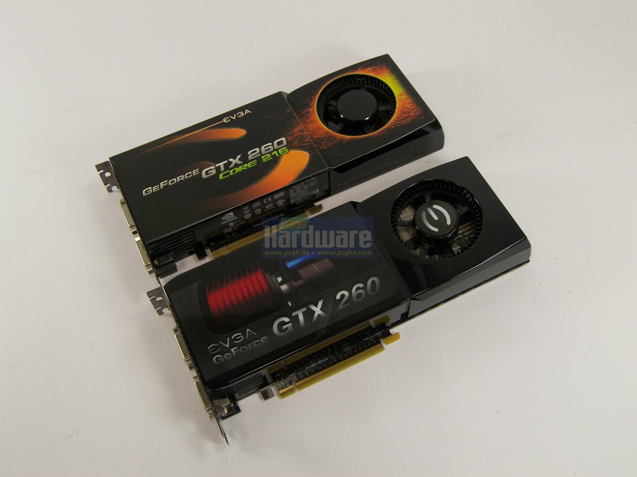 [21/01/2009] EVGA Geforce GTX 260-216 Super Super Clocked (65nm) im Vergleich zur EVGA Geforce GTX 260-216 Super Clocked (55nm)