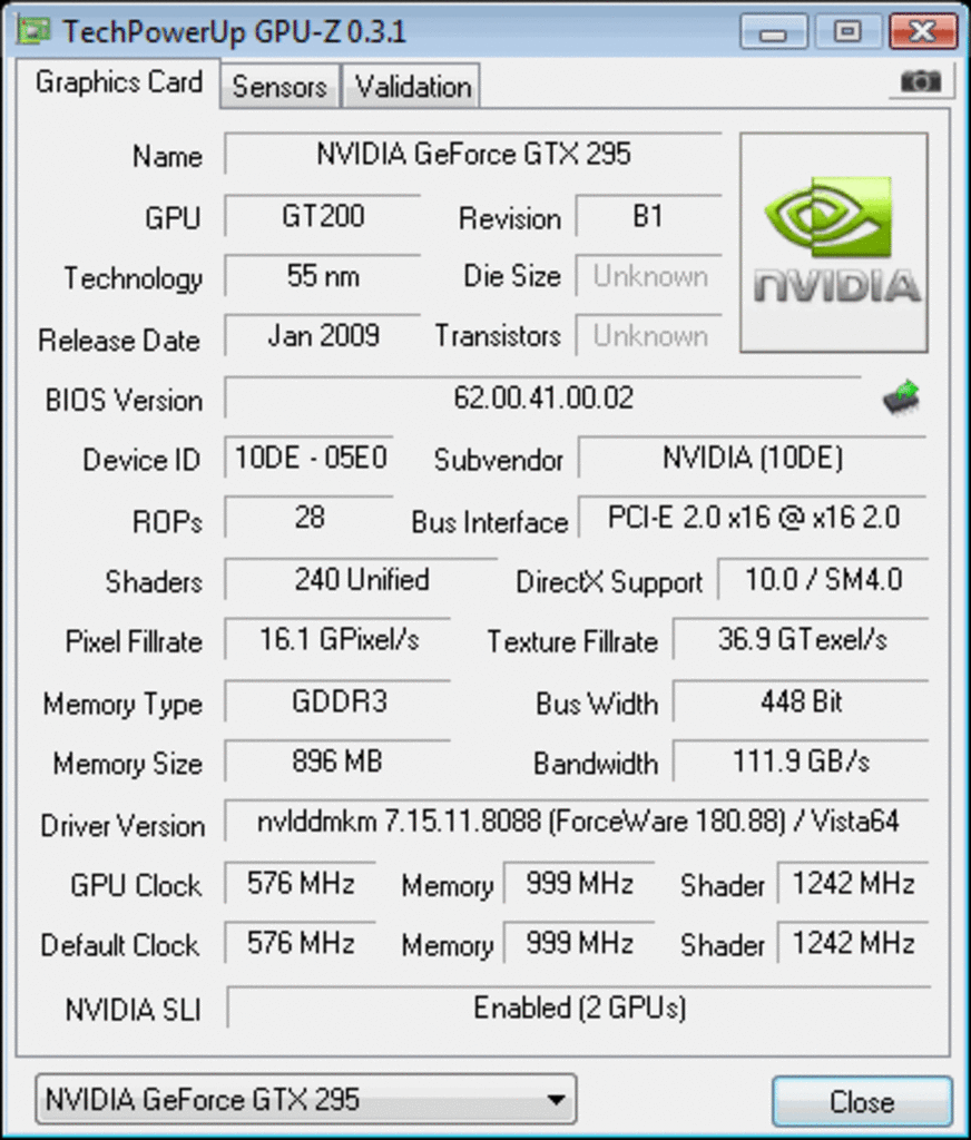 [08/01/2009] Geforce GTX 295: Das Referenzboard von Nvidia