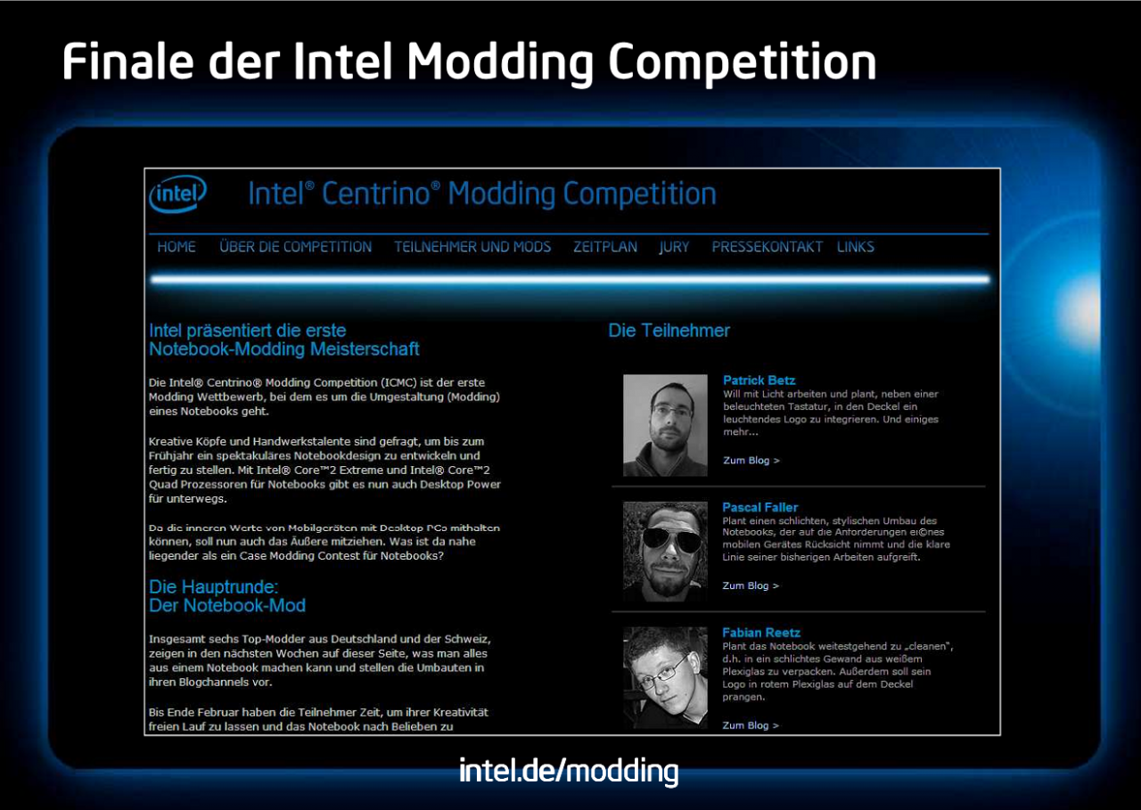 [16/01/2009] Intel Cebit Preview: Notebook Modding auf der Cebit