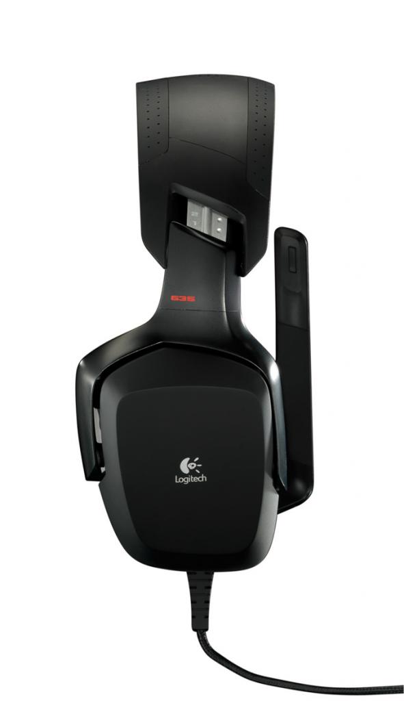 [07/01/2009] Spieler-Headset Logitech G35 in der Seitenansicht.