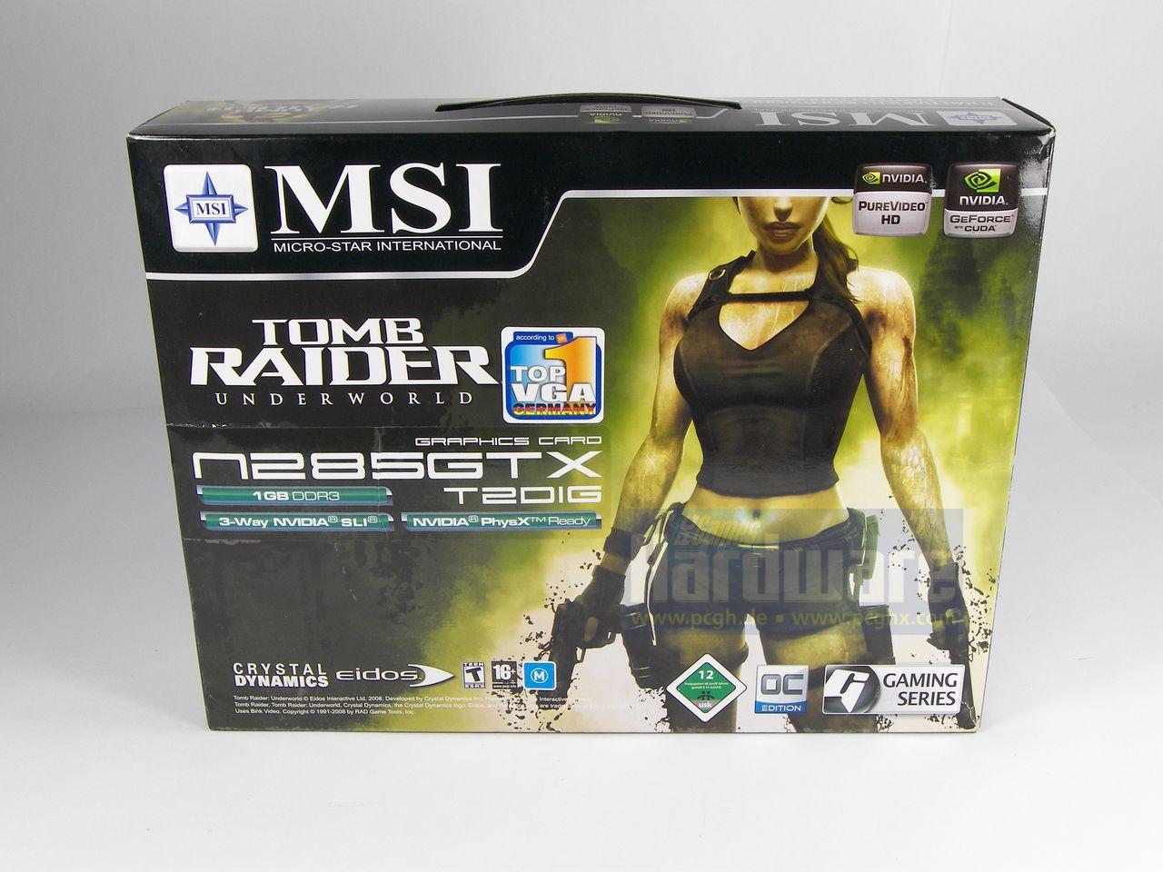[08/01/2009] MSI Geforce GTX 285 OC