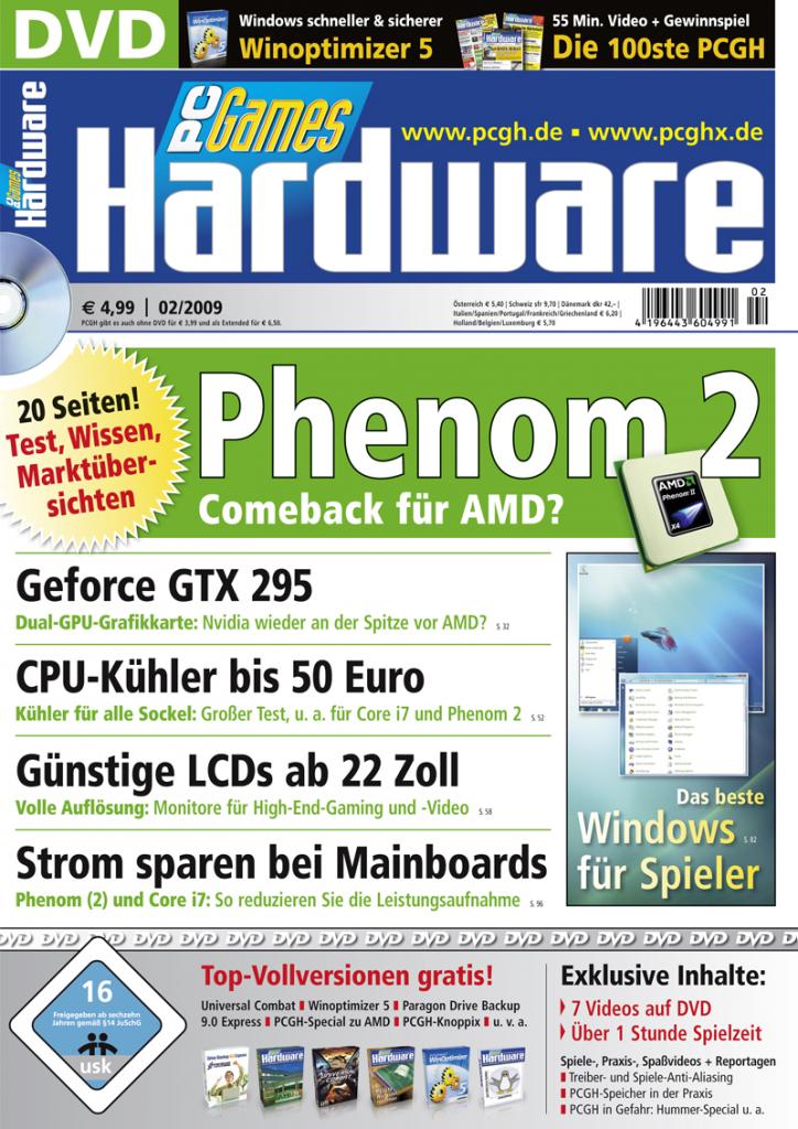 [07/01/2009] Cover der PCGH 02/2009, DVD-Ausgabe