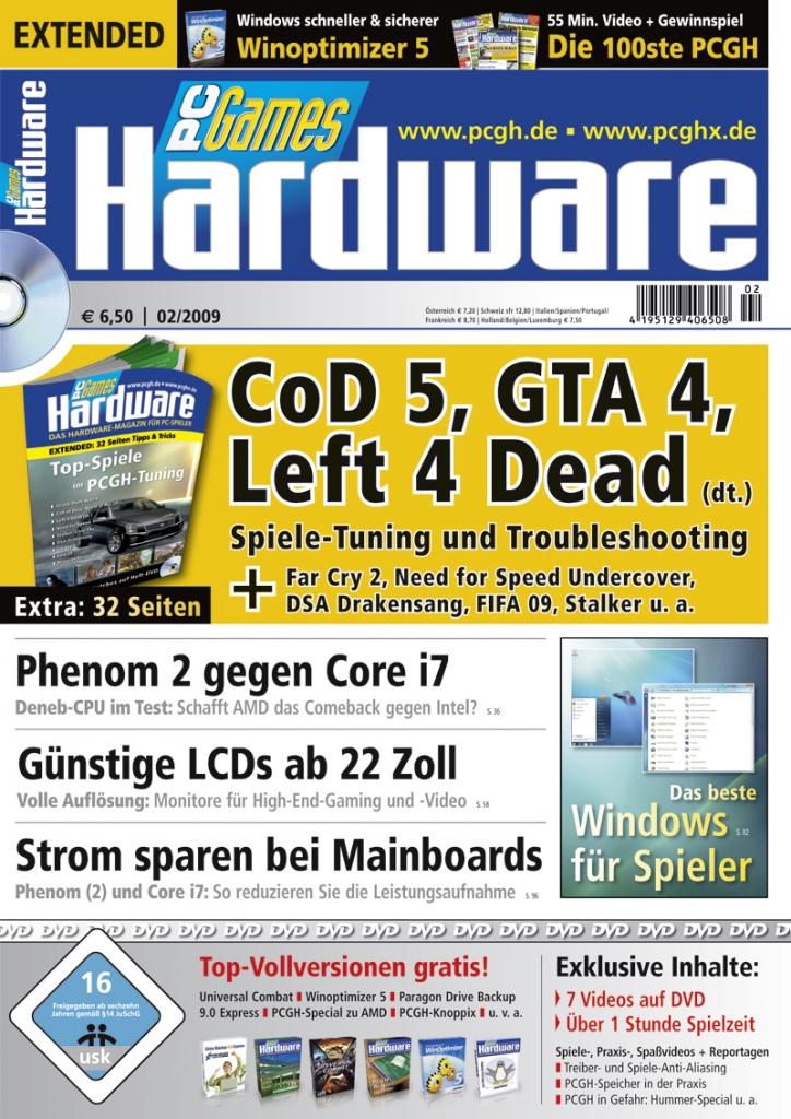 [07/01/2009] Cover der PCGH 02/2009, Extended-Ausgabe