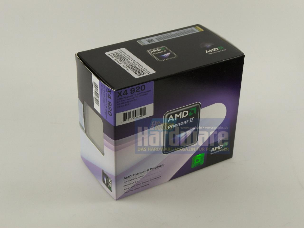 [15/01/2009] Phenom II X4 920: So sieht die Retail-Version aus