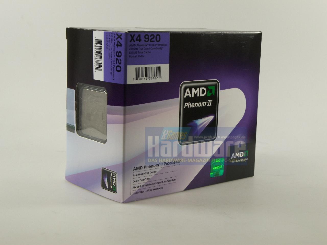 [15/01/2009] Phenom II X4 920: So sieht die Rretail-Version aus