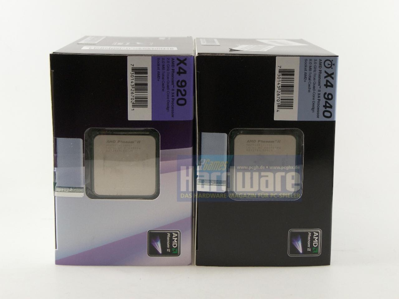 [15/01/2009] Phenom II X4 920 und Phenom II X4 940: Die Boxed-Verpackungen im Detail