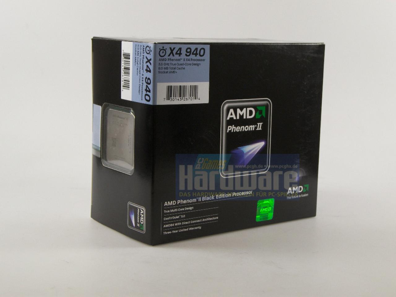 [15/01/2009] Phenom II X4 940: So sieht die retail-Version aus