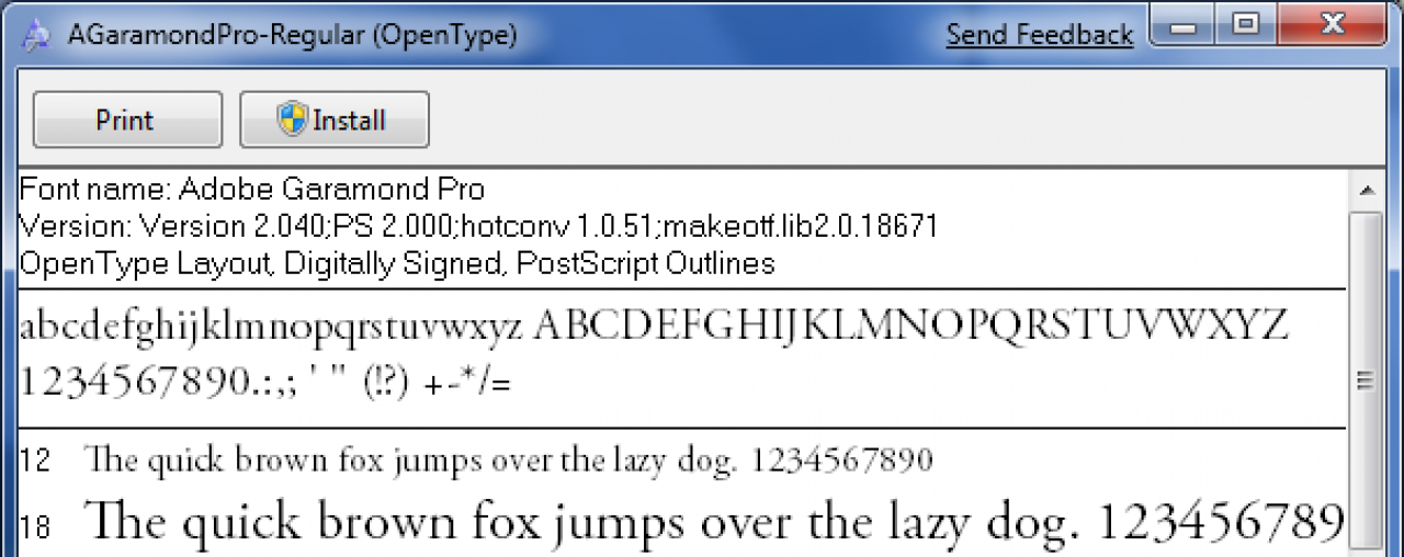 [21/01/2009] Windows 7: Font-Manager (2)
