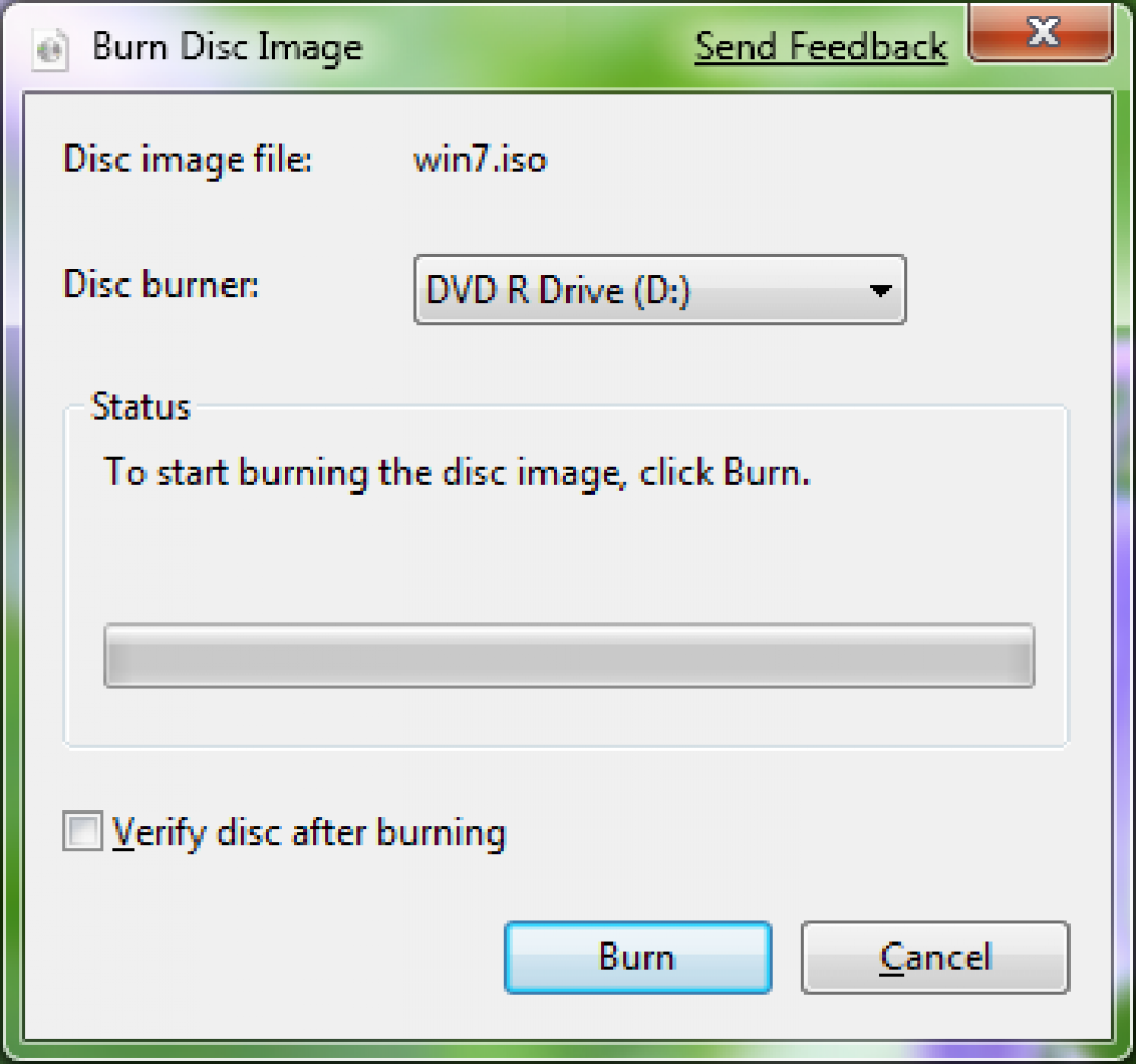 [21/01/2009] Windows 7: ISO-Brenner